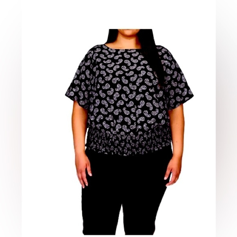 Michael Michael Kors Paisley Kimono Plus Size Top